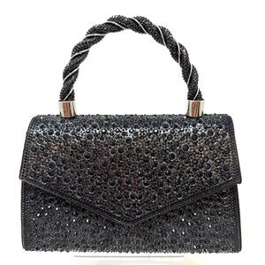 💖💖NEW ARRIVAL!  Pave Crystal Kelly Bag Silver
